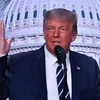 Tổng thống Mỹ Donald Trump trong bài phát biểu tại Arlington, bang Virginia ngày 21/8. (Ảnh: AFP/TTXVN)