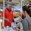 Sản phẩm sữa Organic của Vinamilk tại Singapore, một trong những thị trường khó đã được doanh nghiệp chinh phục. (Nguồn: Vinamilk)