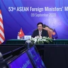Phó Thủ tướng, Bộ trưởng Bộ Ngoại giao Phạm Bình Minh chủ trì Hội nghị Ủy ban Hiệp ước Đông Nam Á không có vũ khí hạt nhân (SEANWFZ). (Ảnh: Lâm Khánh/TTXVN)