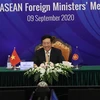 Phó Thủ tướng, Bộ trưởng Bộ Ngoại giao Phạm Bình Minh chủ trì họp Hội đồng Điều phối ASEAN lần thứ 27. (Ảnh: Lâm Khánh/TTXVN)