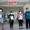 Các bệnh nhân được công bố khỏi bệnh tại Bệnh viện Phổi Đà Nẵng. Ảnh minh họa. (Ảnh: TTXVN phát)