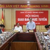 Trưởng Ban Tổ chức Trung ương chủ trì Hội nghị giao ban trực tuyến tháng 9. (Nguồn: xaydungdang.org.vn)