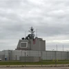 Hệ thống phòng thủ tên lửa trên bộ Aegis Ashore do Mỹ thiết kế được lắp đặt ại căn cứ quân sự ở Deveselu, Romania. (Ảnh: AFP/TTXVN)