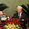 Tổng Bí thư, Chủ tịch nước Nguyễn Phú Trọng phát biểu chỉ đạo Đại hội. (Ảnh: Văn Điệp/TTXVN)