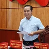 Ông Nguyễn Văn Được được bầu giữ chức Bí thư Tỉnh ủy Long An. (Ảnh: Đức Hạnh/TTXVN)