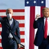 Tổng thống Mỹ Donald Trump (phải) tại cuộc vận động tranh cử ở bang Bắc Carolina ngày 21/10 và ứng cử viên Tổng thống Mỹ của đảng Dân chủ Joe Biden (trái) tại cuộc vận động tranh cử ở bang Pennsylvania ngày 24/10. (Ảnh: AFP/TTXVN)