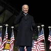 Ứng viên Tổng thống Mỹ của đảng Dân chủ Joe Biden tại cuộc vận động tranh cử ở thành phố Pittsburgh, bang Pennsylvania ngày 2/11. (Ảnh: AFP/TTXVN)