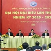 Đại hội đại biểu Đảng bộ Bộ Khoa học và Công nghệ lần thứ XXIII nhiệm kỳ 2020-2025. (Ảnh: Anh Tuấn/TTXVN)