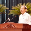 Bí thư Thành ủy Thành phố Hồ Chí Minh Nguyễn Văn Nên phát biểu tại Hội nghị. (Nguồn: hcmcpv.org.vn)