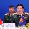 Đại tướng Ngô Xuân Lịch, Bộ trưởng Quốc phòng Việt Nam khai mạc hội nghị. (Ảnh: Dương Giang/TTXVN)