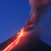 Núi lửa Kliuchevsky có niên đại khoảng 70.000 năm tuổi, được ghi nhận là ngọn núi lửa cao và hoạt động tích cực nhất của đại lục Á-Âu. (Ảnh: Trần Hiếu/TTXVN)