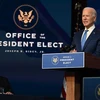 Ông Joe Biden phát biểu tại Wilmington, Delaware, ngày 11/12. (Ảnh: AFP/TTXVN)