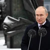 Tổng thống Nga Vladimir Putin phát biểu tại trụ sở SVR. (Nguồn: TASS)
