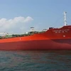 Tàu chở dầu MT Hankuk Chemi của Hàn Quốc bị Iran bắt giữ tại vùng Vịnh, ngày 4/1. (Ảnh: Yonhap/TTXVN)