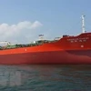 Tàu chở dầu MT Hankuk Chemi của Hàn Quốc bị Iran bắt giữ tại vùng Vịnh. (Ảnh: Yonhap/TTXVN)
