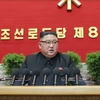 Chủ tịch Đảng Lao động Triều Tiên, Chủ tịch Ủy ban Quốc vụ Cộng hòa Dân chủ Nhân dân Triều Tiên, nhà lãnh đạo Kim Jong-un. (Nguồn: KCNA)