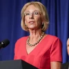 Bộ trưởng Giáo dục Mỹ Betsy DeVos đã đệ đơn từ chức. (Nguồn: Bloomberg)