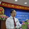 Ông Nguyễn Phước Hưng giữ chức vụ Chủ tịch HĐND thành phố Thủ Đức. (Nguồn: vov.vn)