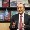 Tiến sỹ Kidong Park, Trưởng Đại diện WHO tại Việt Nam, trả lời phỏng vấn của phóng viên TTXVN. (Ảnh: Minh Quyết/TTXVN)