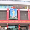 Các trụ sở cơ quan trang hoàng băngrôn, cờ hoa rực rỡ chào mừng Đại hội đại biểu toàn quốc lần thứ XIII của Đảng. (Ảnh: Thu Hương/TTXVN)