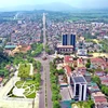 Một góc thành phố Tuyên Quang nhìn từ trên cao. (Ảnh TTXVN phát)