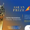 Banner Giải thưởng ASEAN năm 2021. (Ảnh: TTXVN phát)