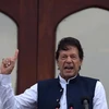 Thủ tướng Pakistan Imran Khan trong bài phát biểu tại thủ đô Islamabad. (Ảnh: AFP/TTXVN)