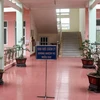 Khu vực cách ly tại Bệnh viện đa khoa huyện Hải Hậu (Nam Định). (Ảnh: Văn Đạt/TTXVN)