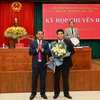 Ông Y Vinh Tơr, Phó Chủ tịch Hội đồng Nhân dân tỉnh Đắk Lắk, ra mắt tại Kỳ họp. (Nguồn: baodaklak.vn)