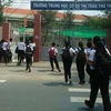Trường Trung học cơ sở thị trấn Thủ Thừa. (Nguồn: baolongan.vn)