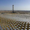 Một cánh đồng pin điện Mặt Trời tại Israel. (Nguồn: AP)