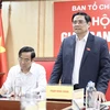 Ủy viên Bộ Chính trị, Trưởng ban Tổ chức Trung ương Phạm Minh Chính phát biểu tại Hội nghị. (Nguồn: xaydungdang.org.vn)