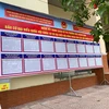UBND các phường hoàn thành việc lập và niêm yết danh sách cử tri. (Nguồn: danang.gov.vn)