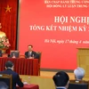 Tổng Bí thư Nguyễn Phú Trọng phát biểu chỉ đạo hội nghị. (Ảnh: Văn Điệp/TTXVN)