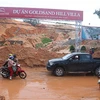 Hiện trường vụ lở cát. (Nguồn: baobinhthuan.com.vn)