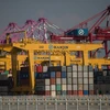 Toàn cảnh cảng container Incheon ở Seoul, Hàn Quốc. (Ảnh: AFP/TTXVN)