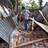 Nhiều công trình ở bang Assam đã bị sập do động đất. (Nguồn: Reuters)