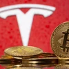 Đồng tiền ảo Bitcoin. (Ảnh: Reuters/TTXVN)