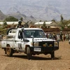Các binh sỹ thuộc UNAMID tuần tra tại Darfur, Sudan. (Ảnh: AFP/TTXVN)