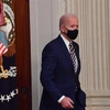 Tổng thống Mỹ Joe Biden trong một cuộc họp báo tại Nhà Trắng. (Ảnh: AFP/TTXVN)