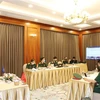 Nhóm làm việc ADSOM+ Việt Nam dự Hội nghị tại điểm cầu Hà Nội. (Ảnh: Hồng Pha/TTXVN phát)
