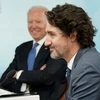 Thủ tướng Canada Justin Trudeau và Tổng thống Mỹ Joe Biden tại Hội nghị thượng đỉnh G7. (Nguồn: Reuters)