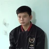 Đối tượng Nguyễn Quốc Huy tại cơ quan điều tra. (Ảnh: TTXVN phát)