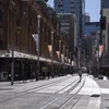 Cảnh vắng vẻ trên đường phố tại Sydney, Australia, trong thời gian phong tỏa phòng dịch COVID-19. (Ảnh: THX/TTXVN)