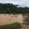 Lũ lên tại khu vực suối Nậm Củm, xã Pa Ủ, huyện Mường Tè, tỉnh Lai Châu. (Ảnh: TTXVN phát)