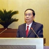 Ông Trần Thanh Mẫn được bầu làm Phó Chủ tịch Quốc hội khóa XV. (Ảnh: Doãn Tấn/TTXVN)