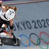 Vận động viên thi đấu môn trượt ván tại Olympic Tokyo 2020. (Nguồn: Getty Images)