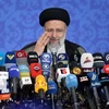 Tổng thống đắc cử Iran Ebrahim Raisi phát biểu sau lễ tuyên thệ nhậm chức ở Tehran. (Ảnh: IRNA/TTXVN)
