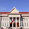 Toàn cảnh Tòa nhà Quốc hội mới của Lào. (Ảnh: Phạm Kiên/TTXVN)