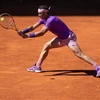 Tay vợt Rafael Nadal thi đấu tại Giải quần vợt Madrid mở rộng ở Madrid, Tây Ban Nha, ngày 5/5. (Ảnh: THX/TTXVN)